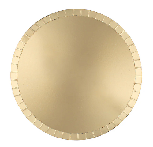 Gold Gilded Dinner Plates