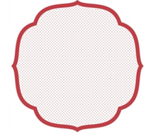 Load image into Gallery viewer, Red Swiss Dot Placemat