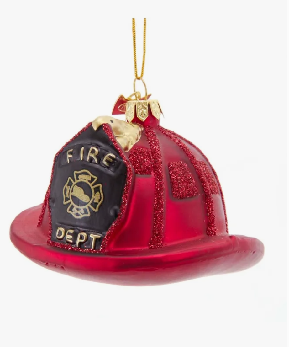 Fireman Helmet Ornament