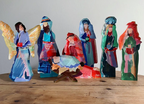 Acrylic Nativity Set/Large