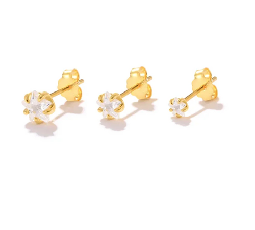 Star Trio Stud Set