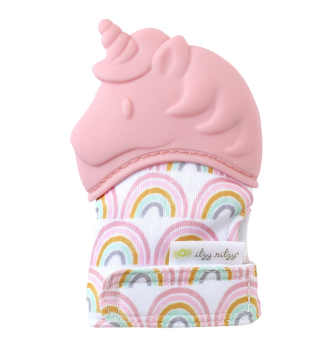 Teething Mitt/Pink Unicorn