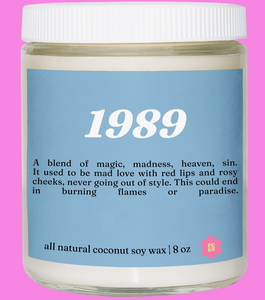 Taylor Swift 1989 Candle