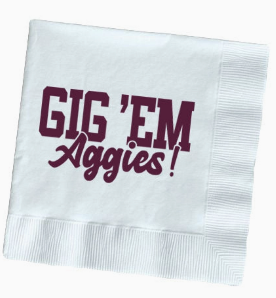 Napkins/Texas Schools