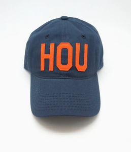 Navy w/Orange HOU Hat