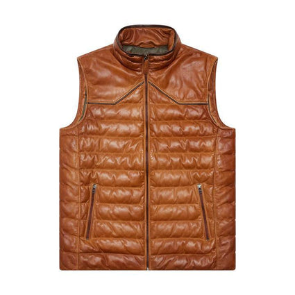 TS-Maverick Leather Vest