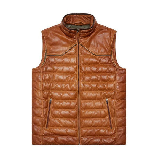 TS-Maverick Leather Vest