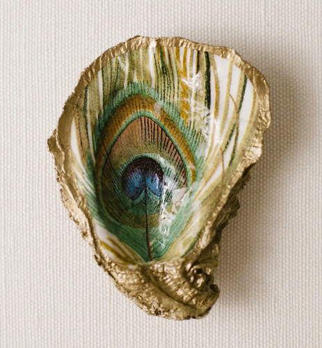 Oyster/Peacock Feather