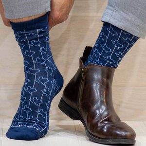 Texas Socks/Navy