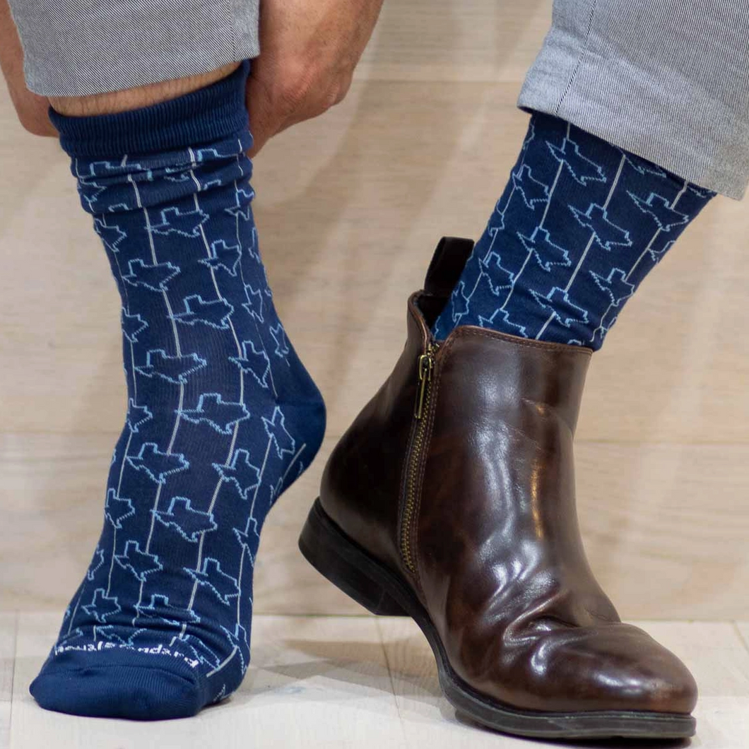 Texas Socks/Navy