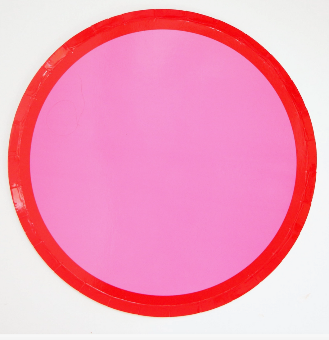 Red & Pink Paper Plates