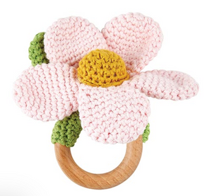 Daisy Crochet Rattle