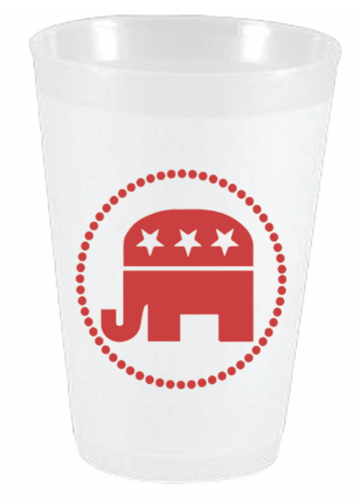 Republican Elephant Flex Cups