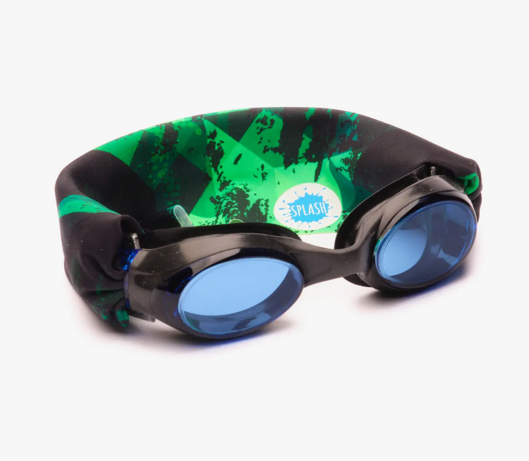 Green Fusion Swim Goggles