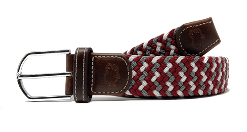 Maroon/Gray/White Belt