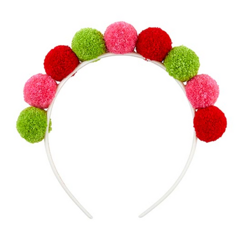 Pom Pom Headband/Holiday