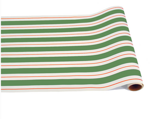 Table Runner/Green & Red Awning