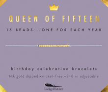 Load image into Gallery viewer, Milestone Birthday Bracelet