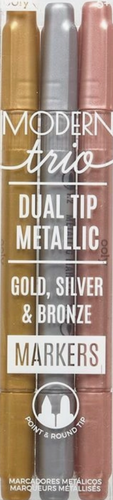 Metallic Markers-Set of 3