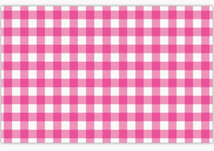 Hot Pink Gingham Placemat