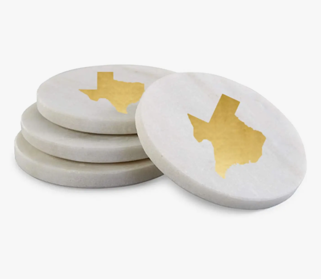 Texas Marble Coasters