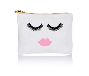 Lips & Lashes Cosmetic Bag