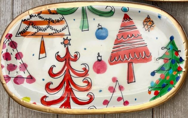 Christmas Ceramic Tray