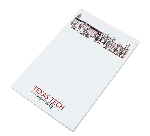 Texas Tech Skyline Notepad
