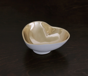 Mini Heart Bowl-White