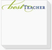 Luxe Notepad/Best Teacher