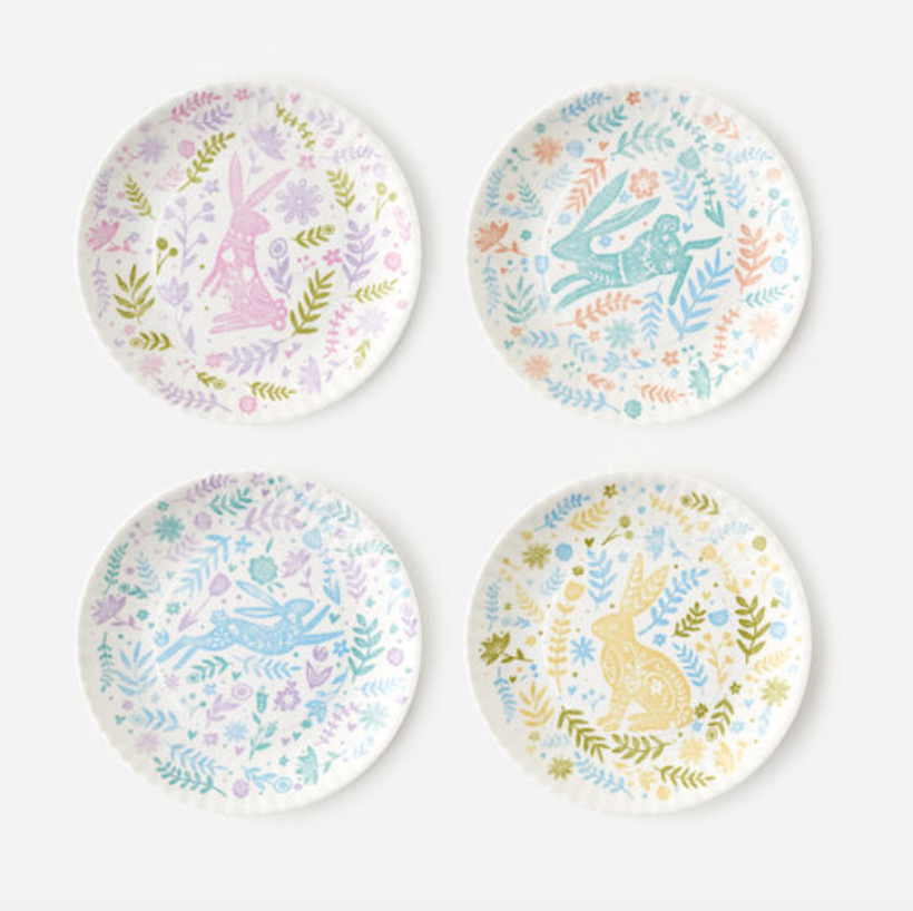 Spring Fables Salad Plate S/4 7.5