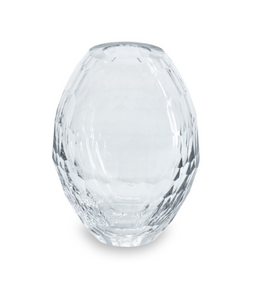 Clear Teardrop Bud Vase