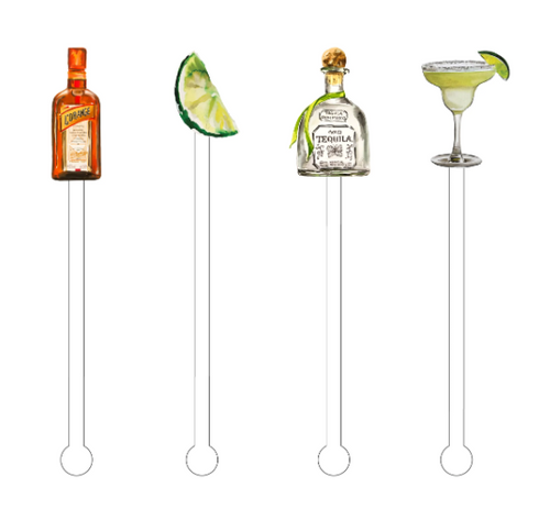 Margarita Acrylic Stir Sticks