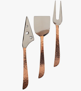 Hammered Handle Cheese Servers