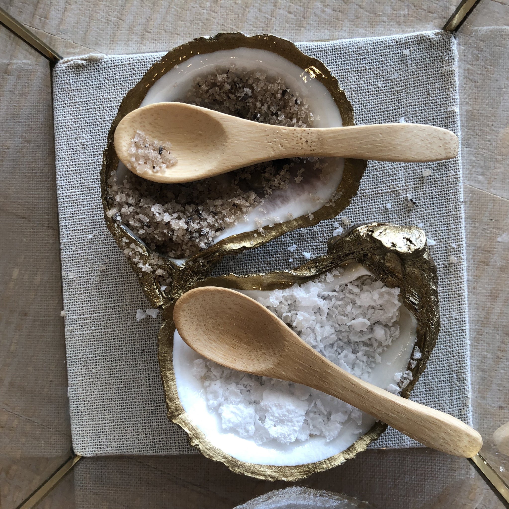Petite Salt and Pepper Oyster Gray