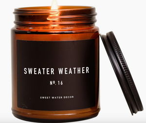 Sweater Weather Candle/Amber