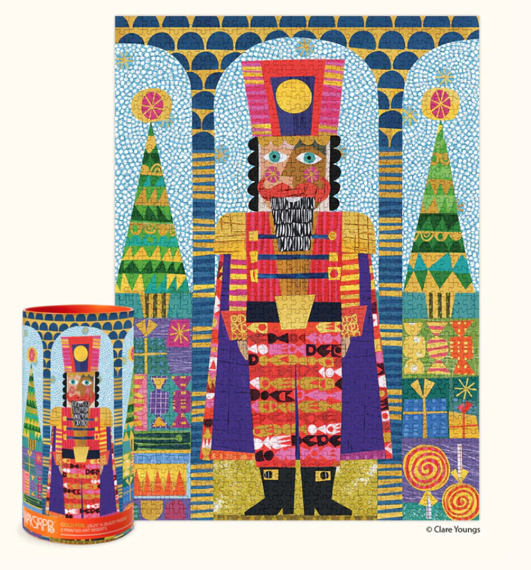 Nutcracker Gold Foil 1000 Piece Puzzle