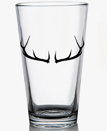 Buck Antlers Pint