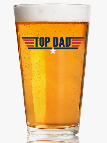 Top Dad Pint Glasses