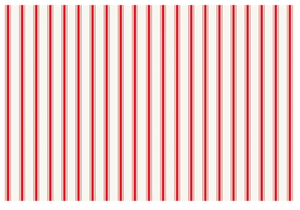 Red Ribbon Striped Placemats