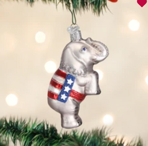 Republican Elephant Ornament